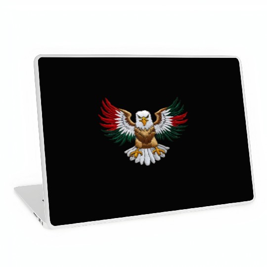 Majestic Bald Eagle with National Colors Laptop Skins