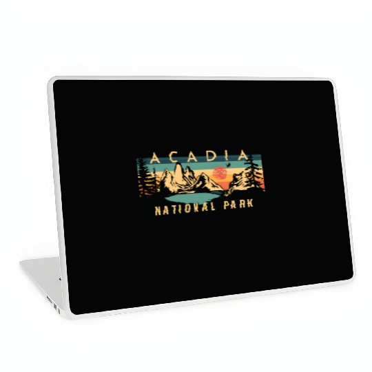 Mountain Sunset at Acadia National Park Laptop Skins