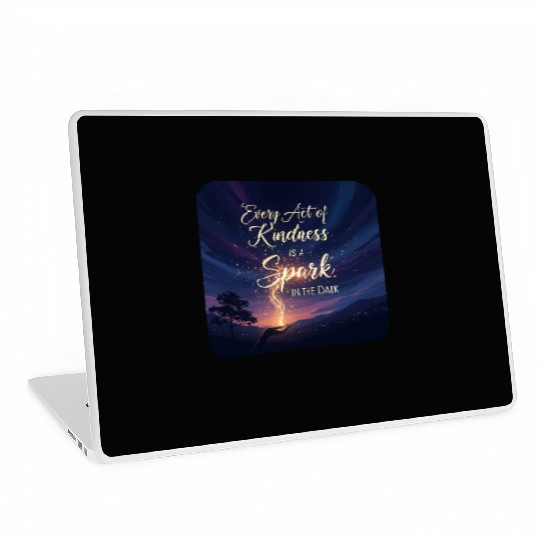 Spark of Kindness Night Sky  Laptop Skins