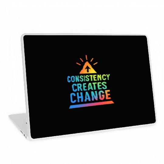 Inspirational Growth Triangle Design Laptop Skins