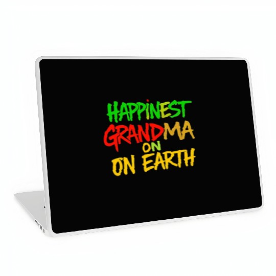 Happiest Grandma on Earth Colorful Design Laptop Skins