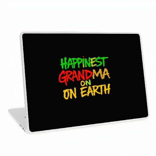 Happiest Grandma on Earth Colorful Design Laptop Skins