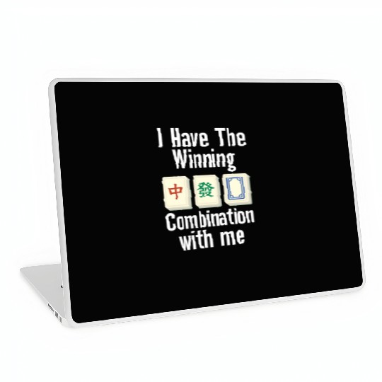 Mahjong Winning Combination Funny Board Games Laptop Skins