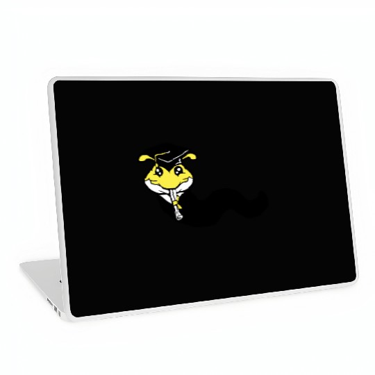 Caterpillar school graduation passed College proud Laptop Skins