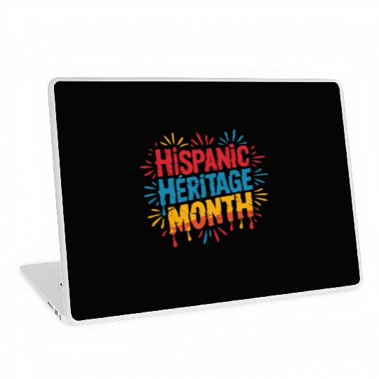 Hispanic Heritage Month Celebration Design Laptop Skins