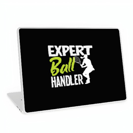Expert Ball Handler Tennis Player Design Laptop Skins