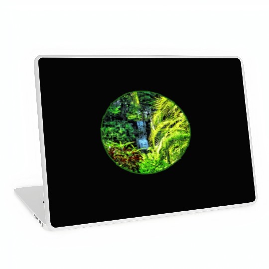 Bahamas - Tropical Waterfall Laptop Skins
