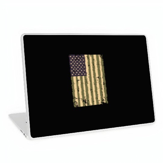 Camouflage US Flag Laptop Skins