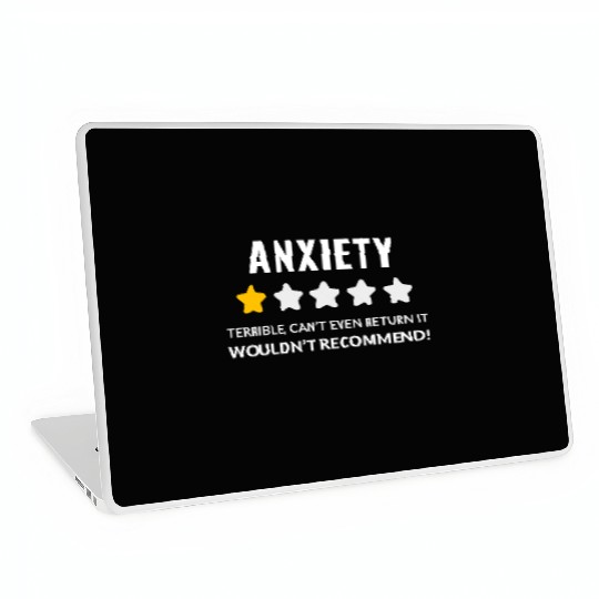 Abstract Anxiety and Emotions Illustration Laptop Skins