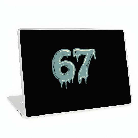 Funny Six Seven 6 7 Meme Laptop Skins