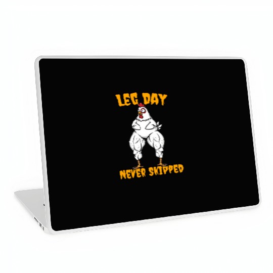 Funny Leg Day Laptop Skins | Leg Day Never Laptop Skins