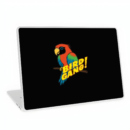 Bird Gang Parrot Cartoon Sticker | Tropical Funny  Laptop Skins