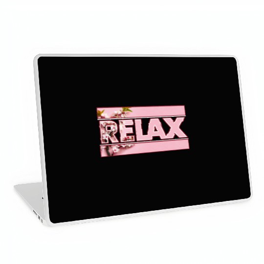Cherry Blossom Relax Logo Laptop Skins