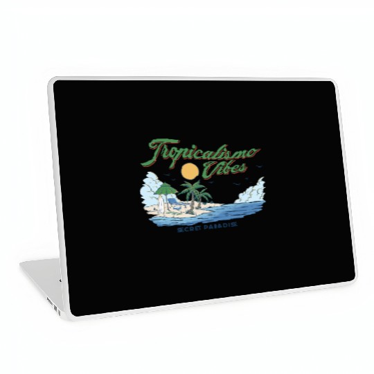 Tropical Island Escape Design Laptop Skins