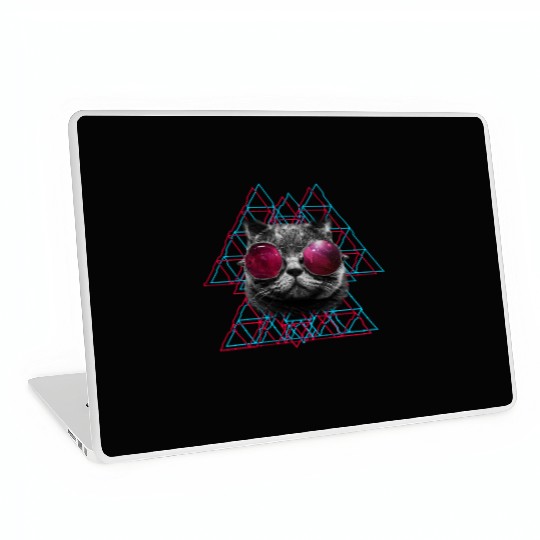 3D Space Cat Laptop Skins (Womens)