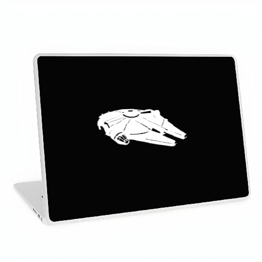 Millennium Falcon White Laptop Skins