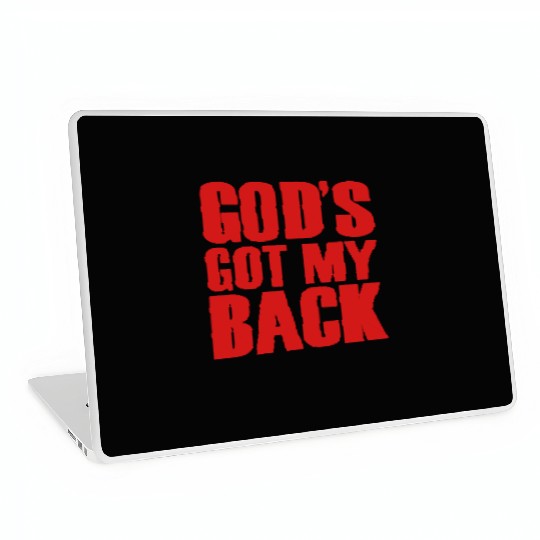 GOD'S GOT MY BACK Laptop Skins