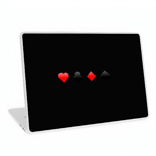 Playing Card Suits Laptop Skins