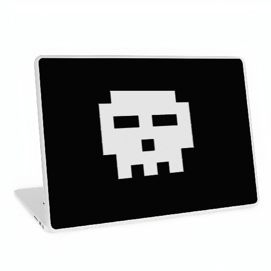 Scott Pilgrim 8-bit Skull Vector Laptop Skins