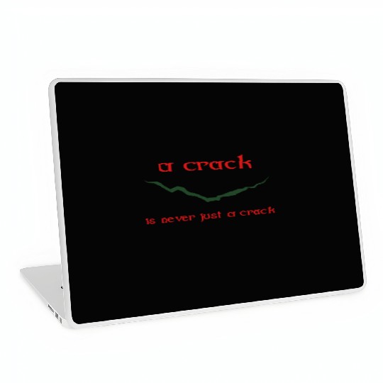 Dr Who Crack Laptop Skins