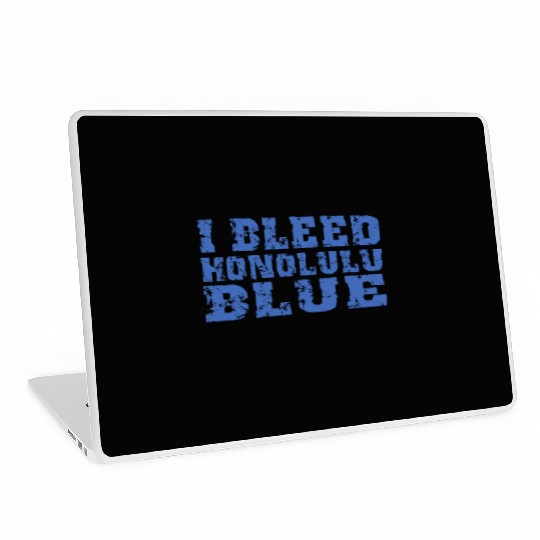 I Bleed Honolulu Blue Detroit Laptop Skins