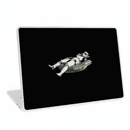 Star Wars stormtrooper relaxing Laptop Skins