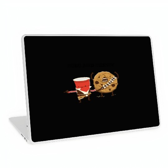 Funny star wars han solo and chewbacca Laptop Skins