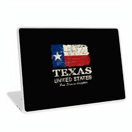 Texas Flag - Vintage Look Laptop Skins