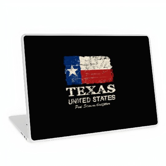 Texas Flag - Vintage Look Laptop Skins