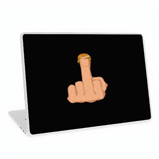 Funny Trump Middle Finger Laptop Skins