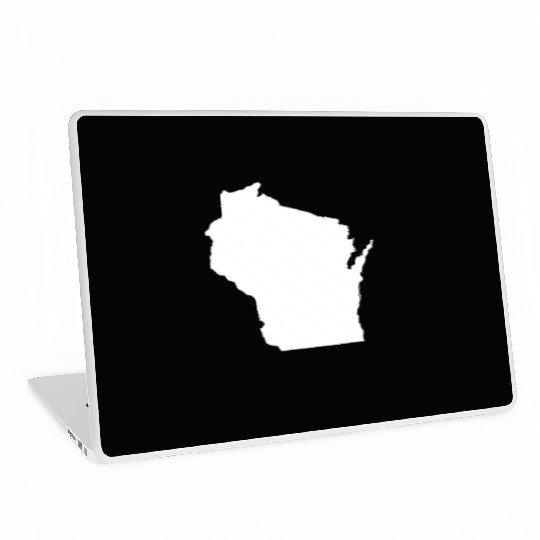 Coloring Book Wisconsin Laptop Skins