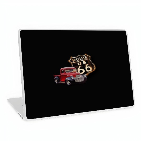 Route 66 Street Rod Laptop Skins