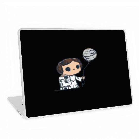 Cute Star Wars kids comic Laptop Skins