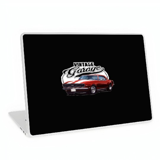 Vintage Camaro Garage Laptop Skins