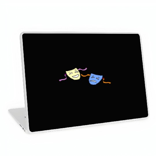 Beagle Bros Comedy Tragedy Laptop Skins