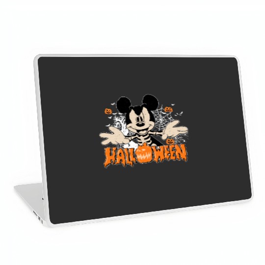 Vintage Disneyland Halloween Laptop Skins, Vintage Disney Halloween, Vintage Disney Castle Halloween, Disney Halloween Family Laptop Skins, Disney Trip