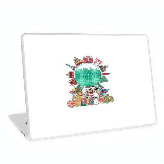 Disney Christmas Laptop Skins, Disney Epcot Christmas Shir