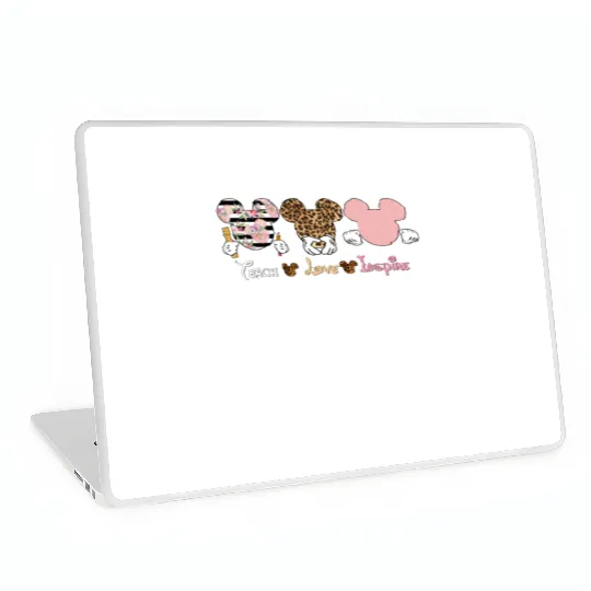 Discover Disney Teacher Ears Laptop Skins, Teacher Mickey Ears Laptop Skins