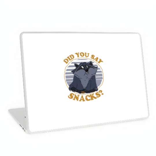 Vintage Disney Pocahontas Meeko Raccoon Did You Say Snacks Laptop Skins