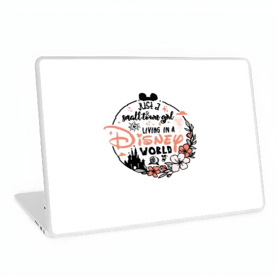 Just a Small Town Girl Living in a Disney World Laptop Skins, Disney World Laptop Skins, Disney Laptop Skins