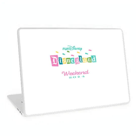 runDisney Disneyland Half Marathon Weekend 2024 Laptop Skins, Disney Running Laptop Skins, Disney Runner Laptop Skins