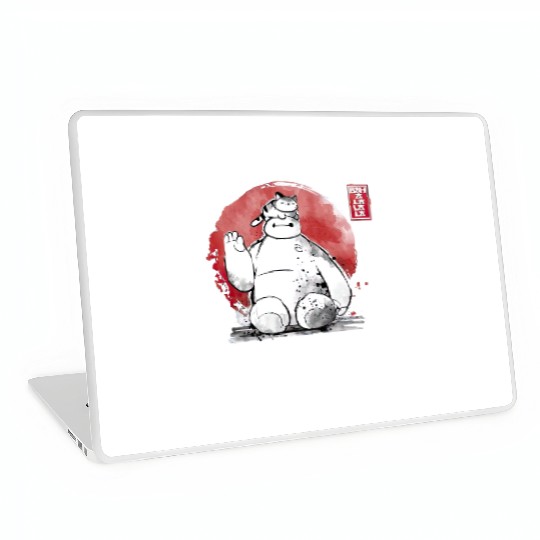 Lovely Bah A La La La Disney Baymax With Cat Laptop Skins