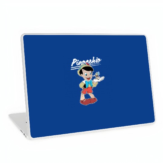 Retro Disney Pinocchio and Jiminy Cricket Laptop Skins