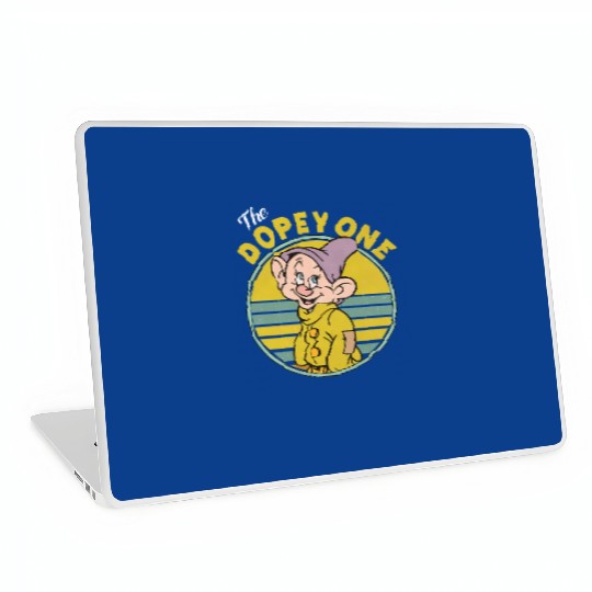 Retro 90s Vintage The Dopey One Laptop Skins, Disney Snow White And Seven Dwarfs Laptop Skins