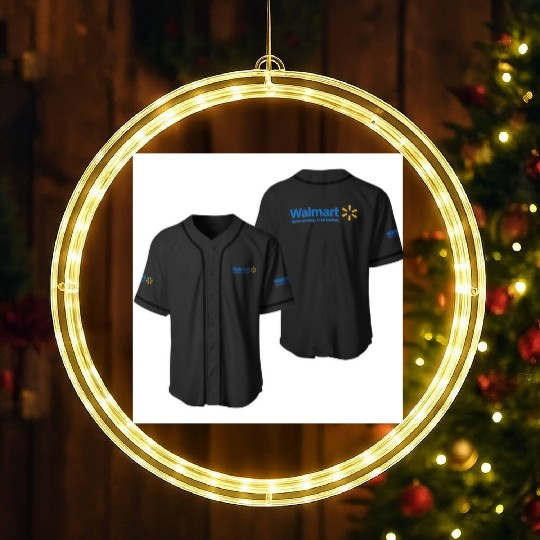 Walmart Logo Baseball Jerseys LED Christmas Window Lights