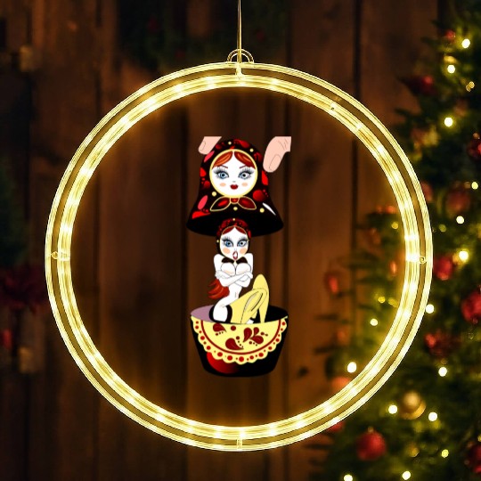 Surprise Russian Doll LED Christmas Window Lights