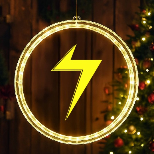 Ms Marvel Bolt LED Christmas Window Lights