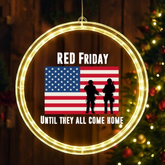 RED Friday Men's American Apparel LED Christmas Window Lights