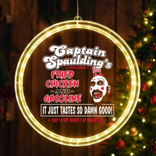 Funny captain spaulding for president LED Christmas Window Lights
