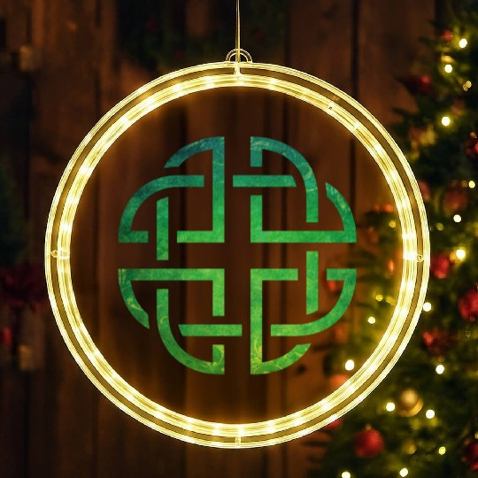 Celtic Knot LED Christmas Window Lights